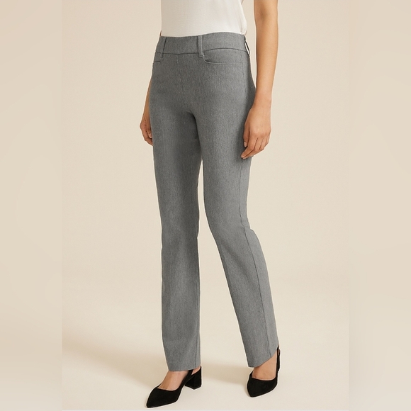 Women's Maurices Bengaline Mid Rise Boot Cut Pants, Gray, Size 22W Regular, NWT - Picture 2 of 12